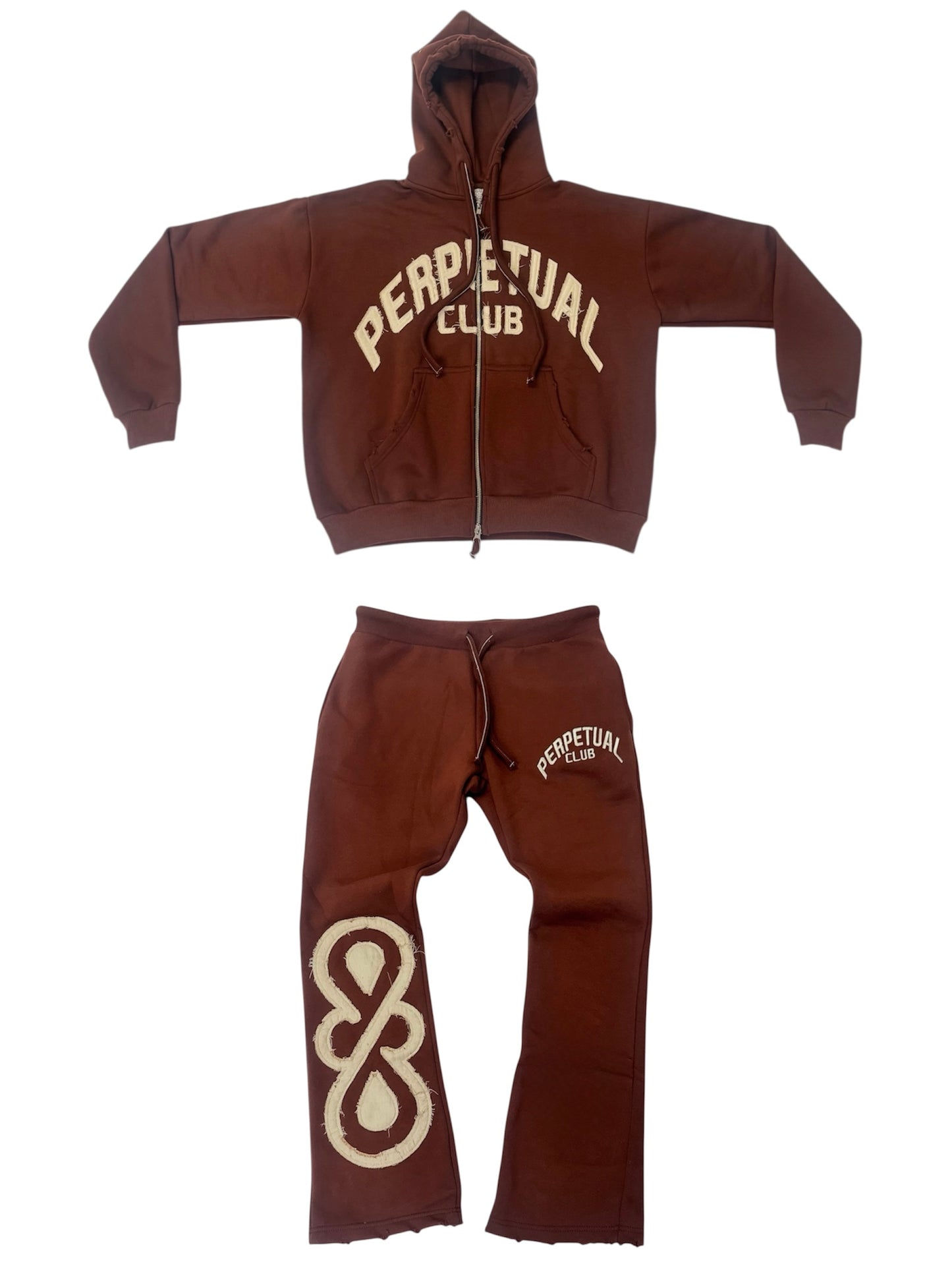 Brown Aura Signature Tracksuit