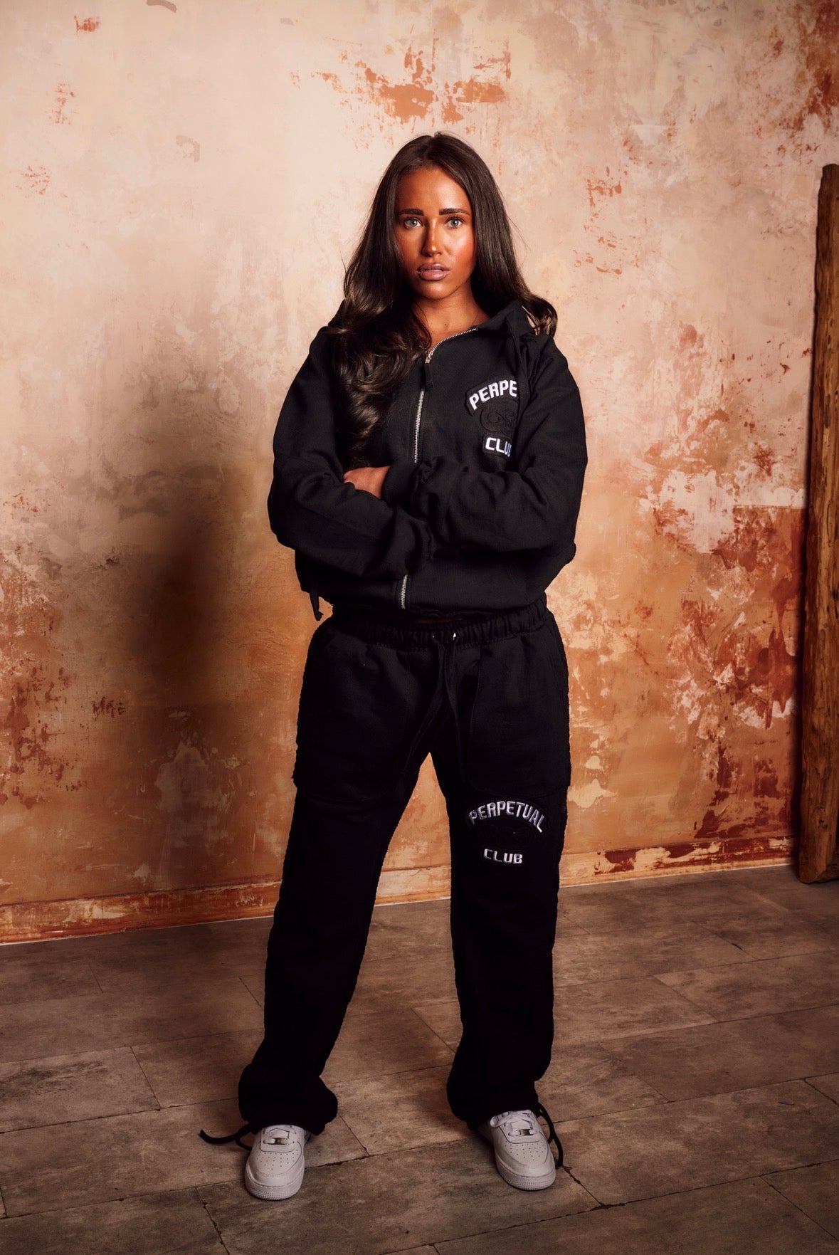 Black Raw Foundation Tracksuit
